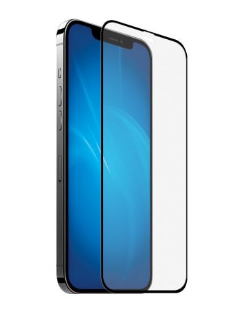 Защитный экран Red Line для APPLE iPhone 12 Pro Max 6.7 Full Screen Tempered Glass АНТИШПИОН Black УТ000023694