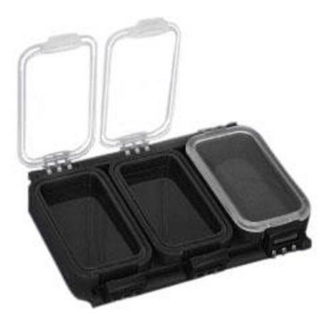Коробка для приманок для рыбалки MIKADO UABM-005 11.5х7.9х2.2 см черный