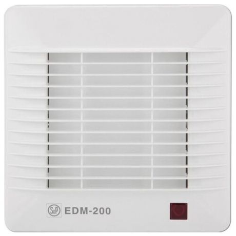 Вытяжной вентилятор Soler & Palau EDM-200 S, белый 25 Вт