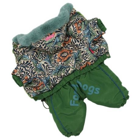 Комбинезон для собак ForMyDogs FW855-2020 M 12Chh зелeный
