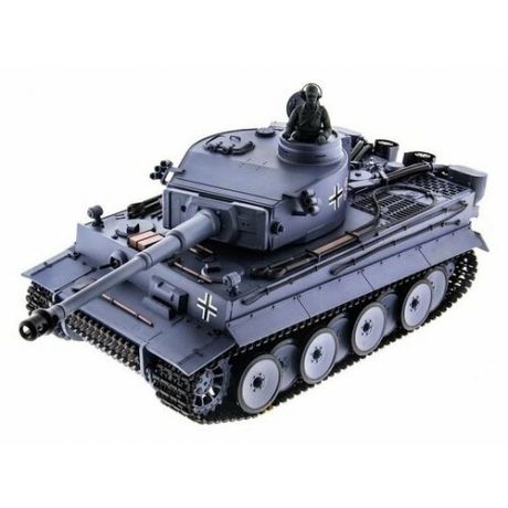 Танк Heng Long Tiger I (3818-1PRO) 1:16 52 см серый