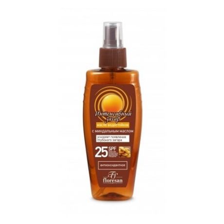 Floresan Масло водостойкое Интенсивный загар SPF 25 150 мл