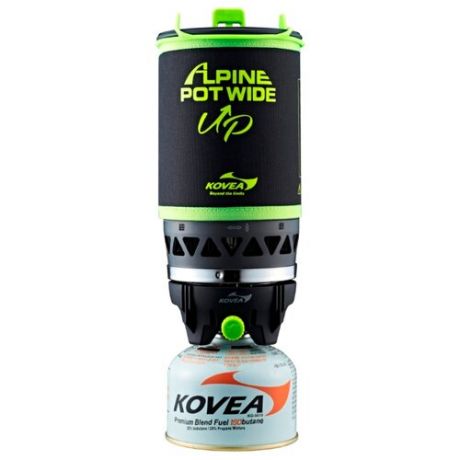 Горелка KOVEA KB-0703WU Alpine Pot Wide UP черный/зеленый