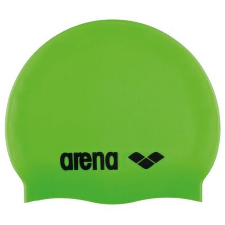 Шапочка для плавания arena Classic Silicone Jr 91670 acid lime/black