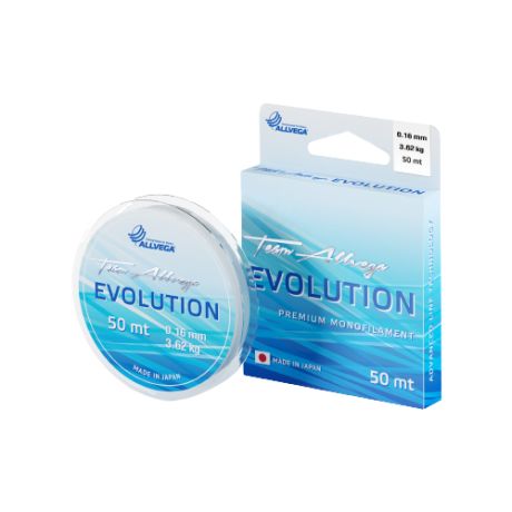 Монофильная леска ALLVEGA EVOLUTION прозрачный 0.16 мм 50 м 3.62 кг