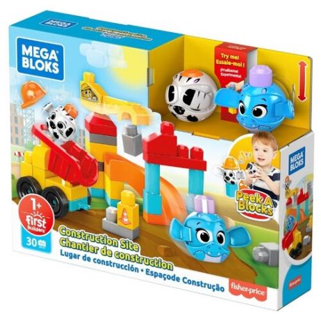 Конструктор Mega Bloks First Builders GRV37 Маленькая стройка