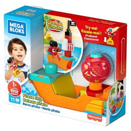 Конструктор Mega Bloks First Builders GRV34 Прятки с пиратами