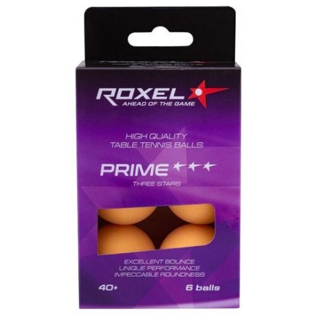 Набор для настольного тенниса Roxel PRIME Three stars оранжевый