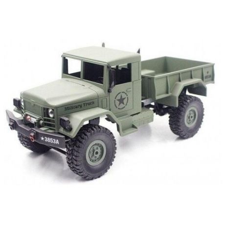 Грузовик Heng Long Rock Crawler Army Car (3853A) 1:16 35 см зеленый