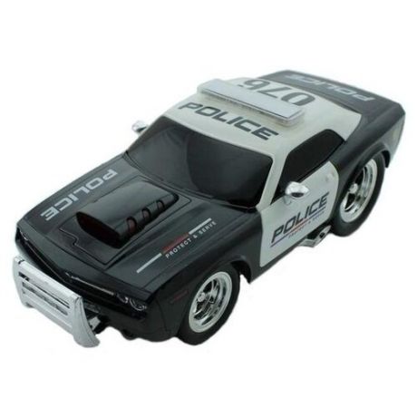 Легковой автомобиль Wangfeng Toys Muscle Сar Полицейский (MK8025B) 1:16 черный