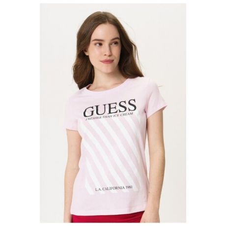 Футболка Guess W0GI57JA900 размер 46/M, розовый