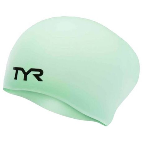 Шапочка для плавания Tyr Long Hair Wrinkle-Free Silicone Cap LCSL mint