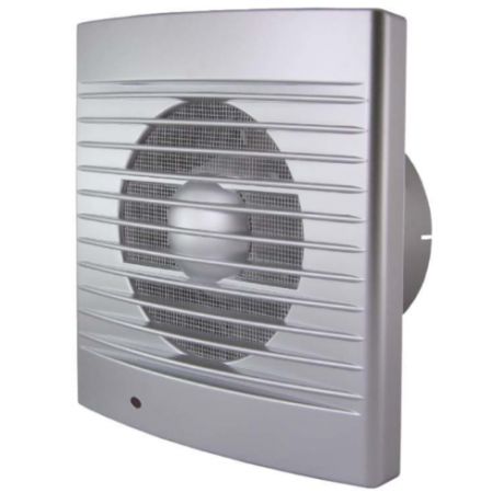 Вытяжной вентилятор TDM ЕLECTRIC 150 C, серебро 25 Вт
