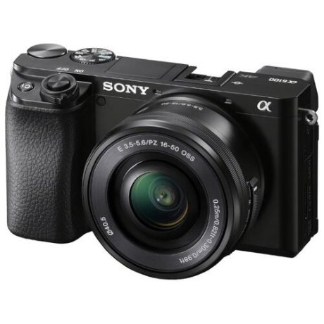 Фотоаппарат Sony Alpha ILCE-6100 Kit черный E PZ 16-50mm F/3.5-5.6 OSS
