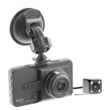 Видеорегистратор Torso 2858168, 2 камеры, черный