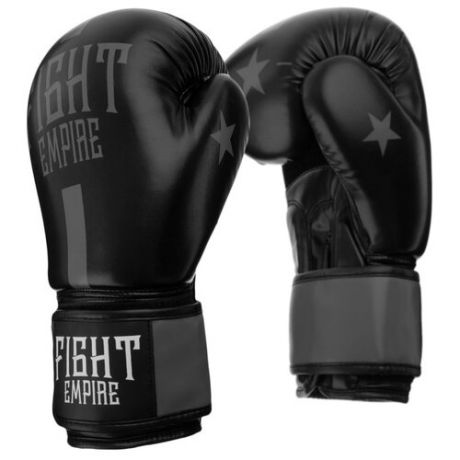 Боксерские перчатки Fight Empire 4153957-4153965 черный/серый 10 oz