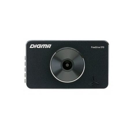 Видеорегистратор DIGMA FreeDrive 570, 2 камеры, черный