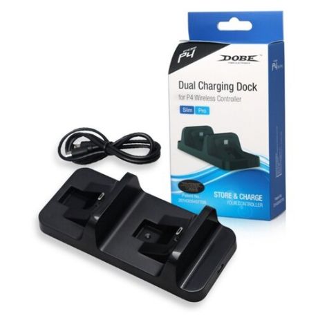 Dobe Зарядная станция для геймпадов Sony Dualshock 4 (TP4-002) черный