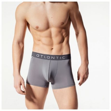Atlantic Трусы боксеры спорт Microfiber, размер M, графитовый