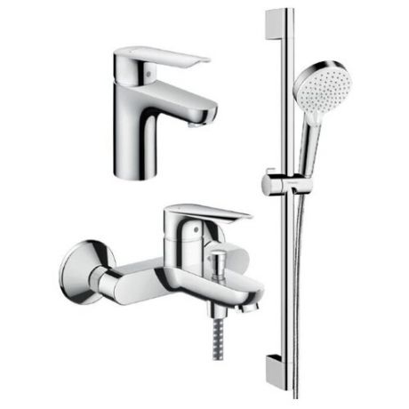 Душевой комплект hansgrohe 71178000+71415000+26532400 серебристый