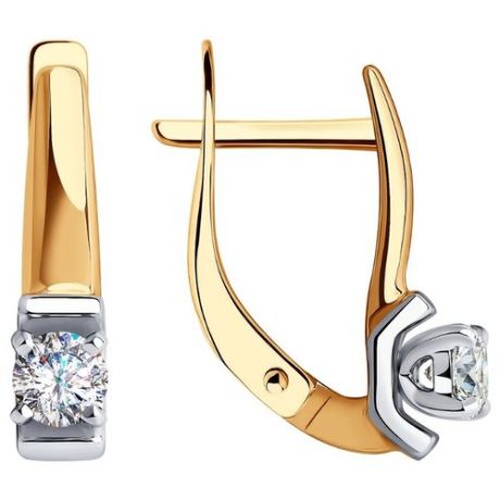 Diamant Серьги из золота с фианитами 51-120-00802-1