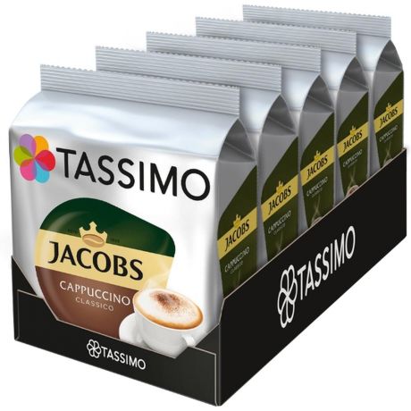 Капсулы для кофемашин Tassimo Jacobs Cappuccino 40 шт