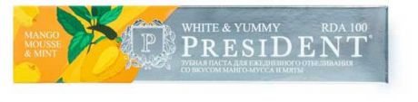 Зубная паста President White&Yummy Арбузно-мятный сорбет, 75 мл