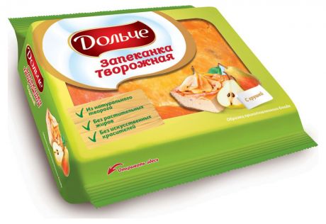 Запеканка President творожная с кусочками груши 5,5%, 150 г
