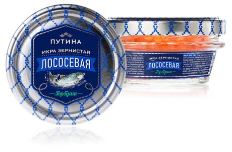 Икра лососевая «Путина» Сахалинский деликатес зернистая, 120 г