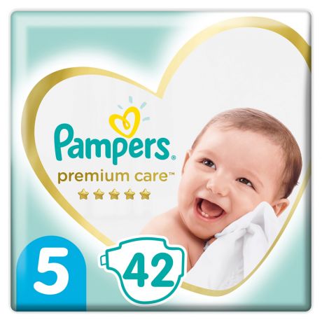 Подгузники Pampers Premium Care размер 5 11-16 кг, 42 штук
