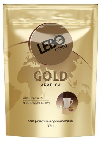 Кофе растворимый Lebo Gold, 75 г