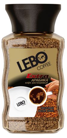 Кофе растворимый Lebo Extra Арабика, 100 г