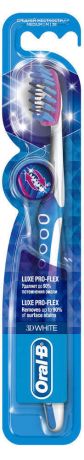 Зубная щетка Oral-B 3D White Luxe Pro-Flex средней жесткости, 1 шт