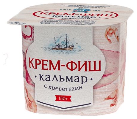 Паста рыбная «Европром» Крем Фиш Кальмар, 150г