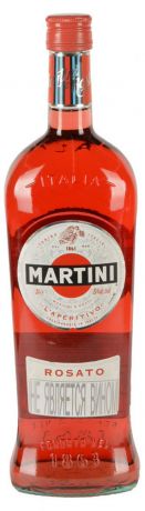 Вермут Martini Rosato красный сладкий Италия, 1 л