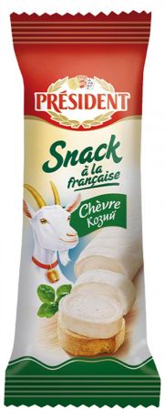 Сыр козий President Snack с белой плесенью 50%, 90 г