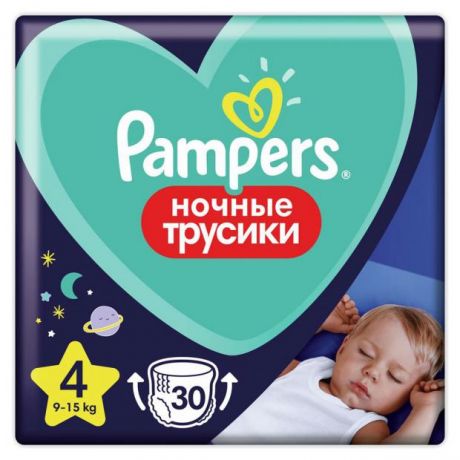 Подгузники-трусики Pampers Night Pants 9 - 15 кг, 830 г