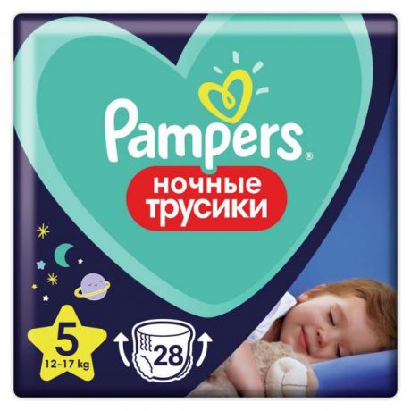 Подгузники-трусики Pampers Night Pants 12 - 17 кг, 830 г