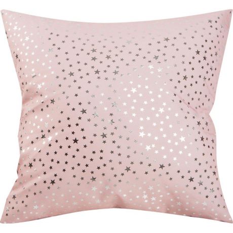 Подушка «Звёзды» 40х40 см цвет розовый