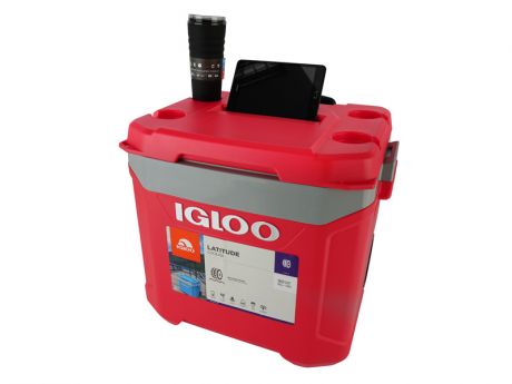 Термоконтейнер Igloo Latitude 60 QT Roller Red 34470