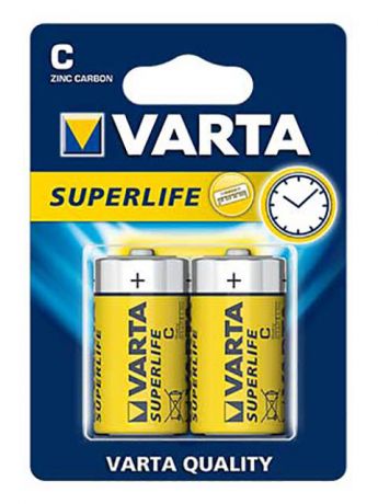 Батарейка C - Varta SuperLife R14 2014 (2 штуки) VR R14/2BL SL