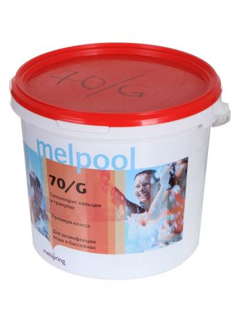 Гранулы гипохлорита кальция Melpool 5kg AQ25044