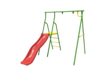 Спортивные комплексы Rokids Уличный спортивный комплекс с горкой УДК-1
