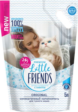 Наполнитель для кошачьего туалета Little Friends Силикагелевый Original 5л