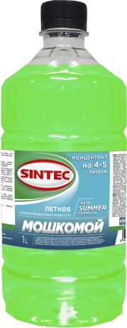Жидкость для стеклоомывателя Sintec Мошкомой летняя 1л