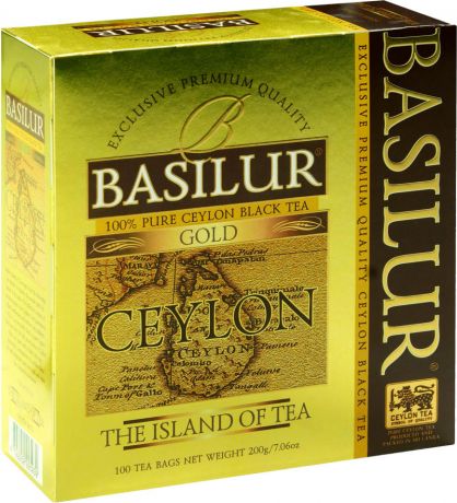 Чай черный Basilur Gold 100 пак