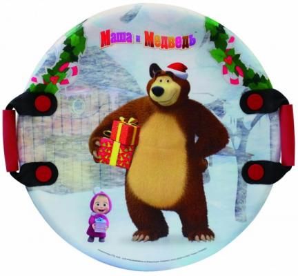 1toy Маша и Медведь ледянка, 54см, кругл.с плотн.ручками, унив.