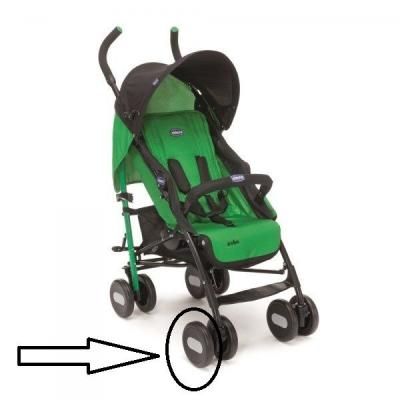 Колесо одинарное переднее к коляске Echo Chicco 28793100000