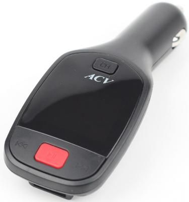 Автомобильный FM-модулятор ACV FMT-114 черный MicroSD USB PDU (26562)