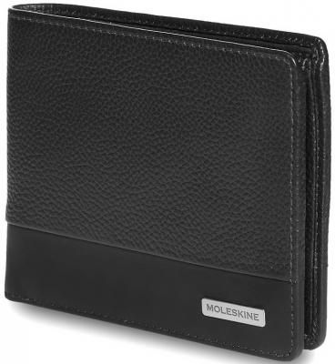 Кошелек мужской Moleskine Classic Match ET84CMWHCBK черный натур.кожа